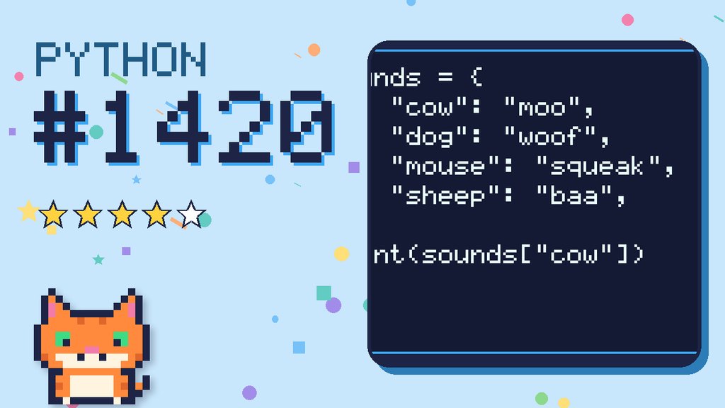 Python Puzzler 1420 card