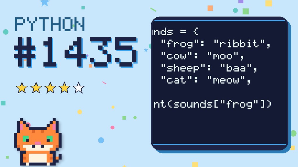Python Puzzler 1435 card