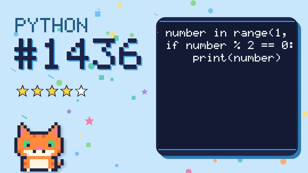 Python Puzzler 1436 card