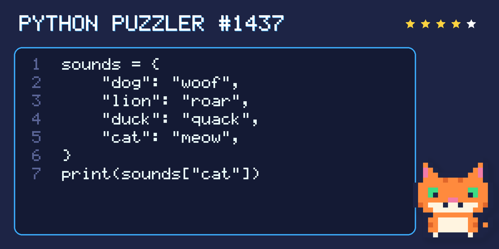 Python puzzler 1437 code