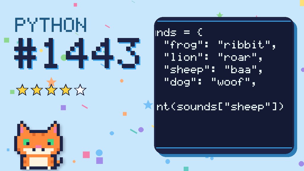 Python Puzzler 1443 card