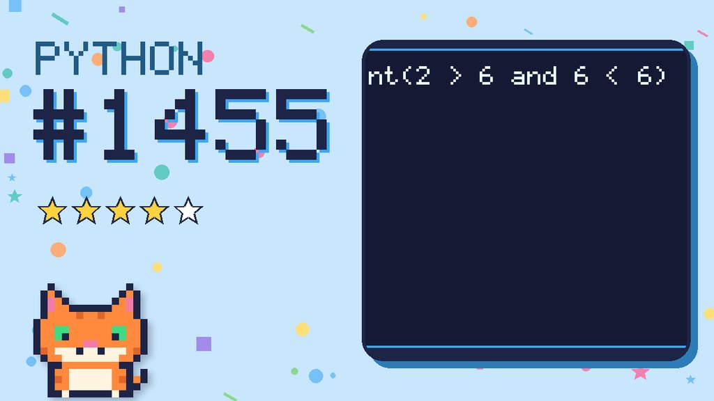 Python Puzzler 1455 card