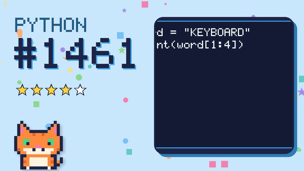 Python Puzzler 1461 card