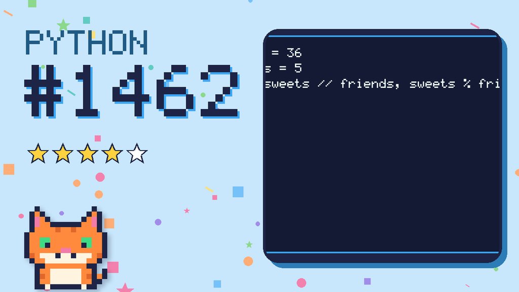 Python Puzzler 1462 card