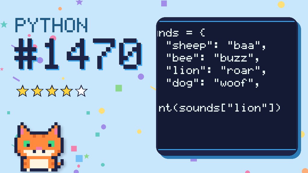 Python Puzzler 1470 card