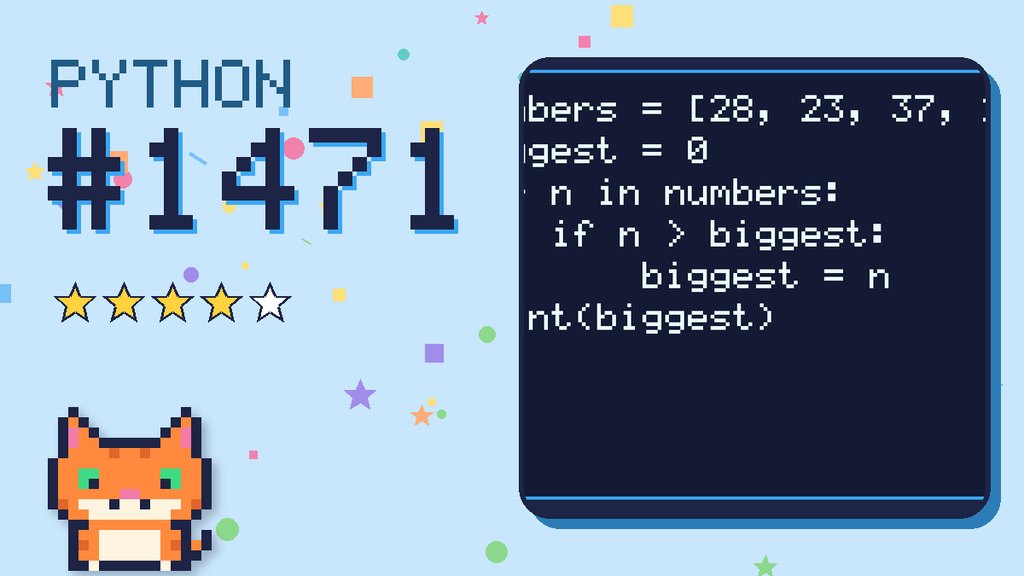 Python Puzzler 1471 card