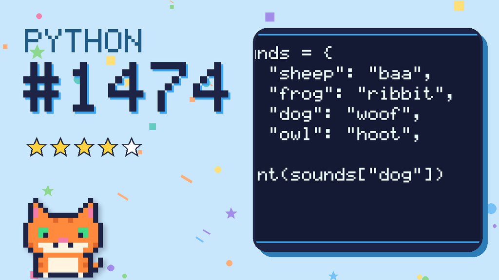 Python Puzzler 1474 card