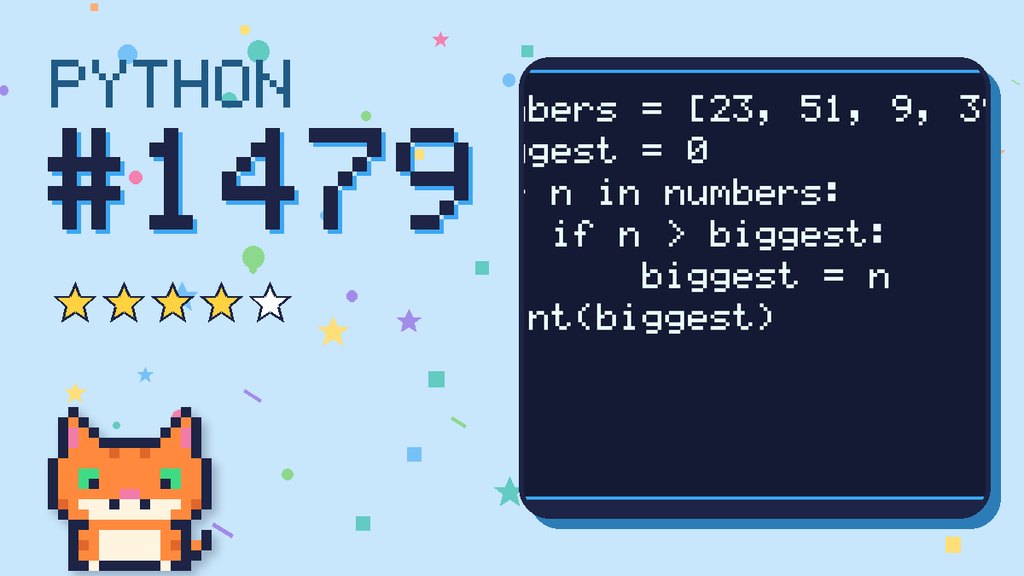 Python Puzzler 1479 card