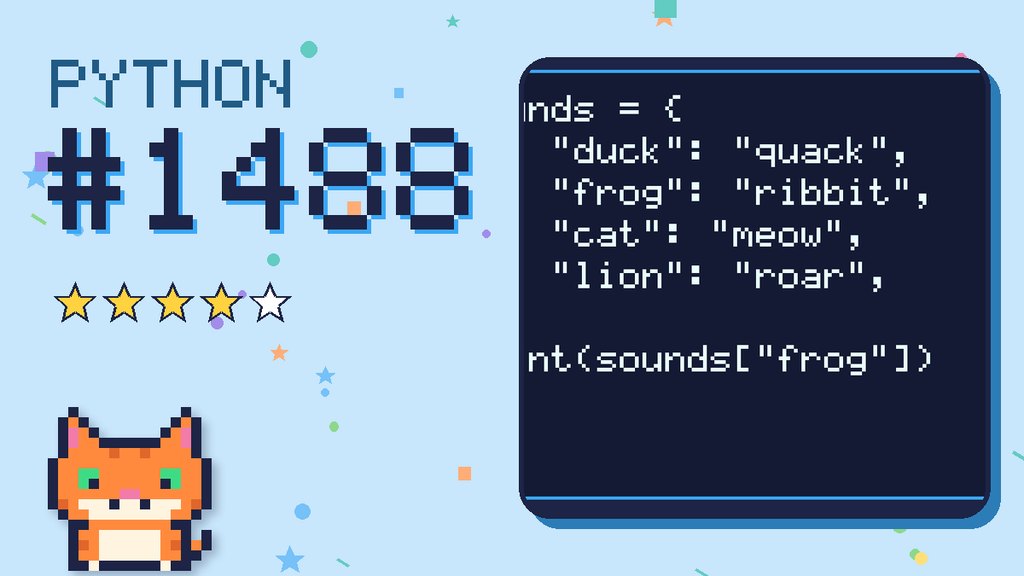 Python Puzzler 1488 card