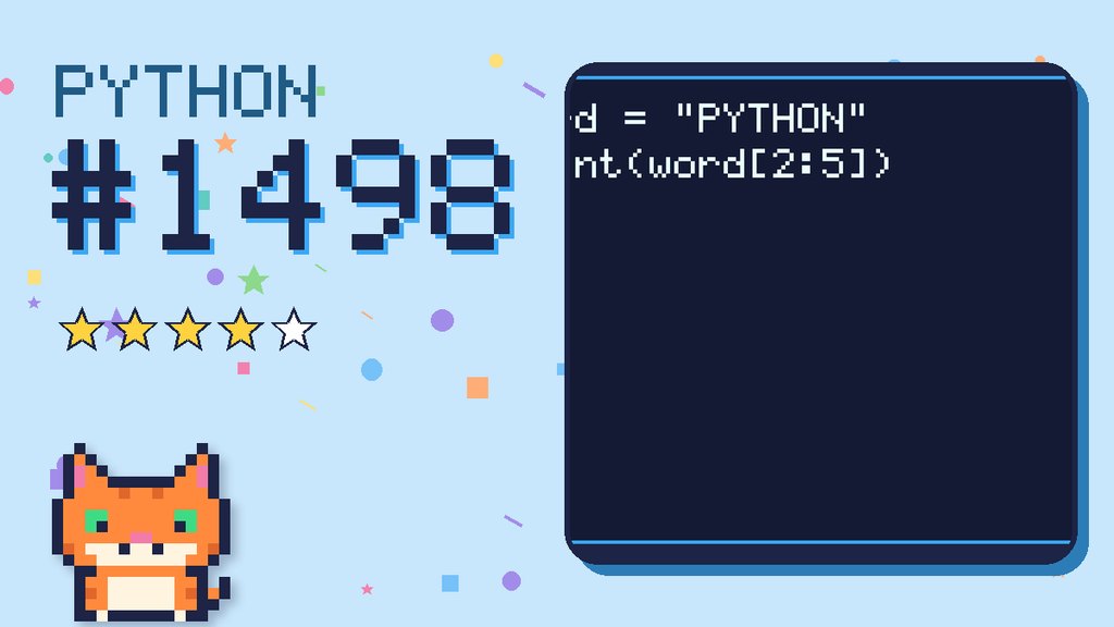 Python Puzzler 1498 card