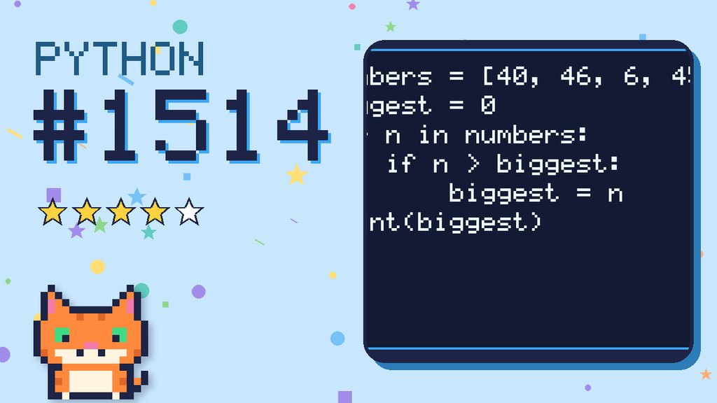 Python Puzzler 1514 card