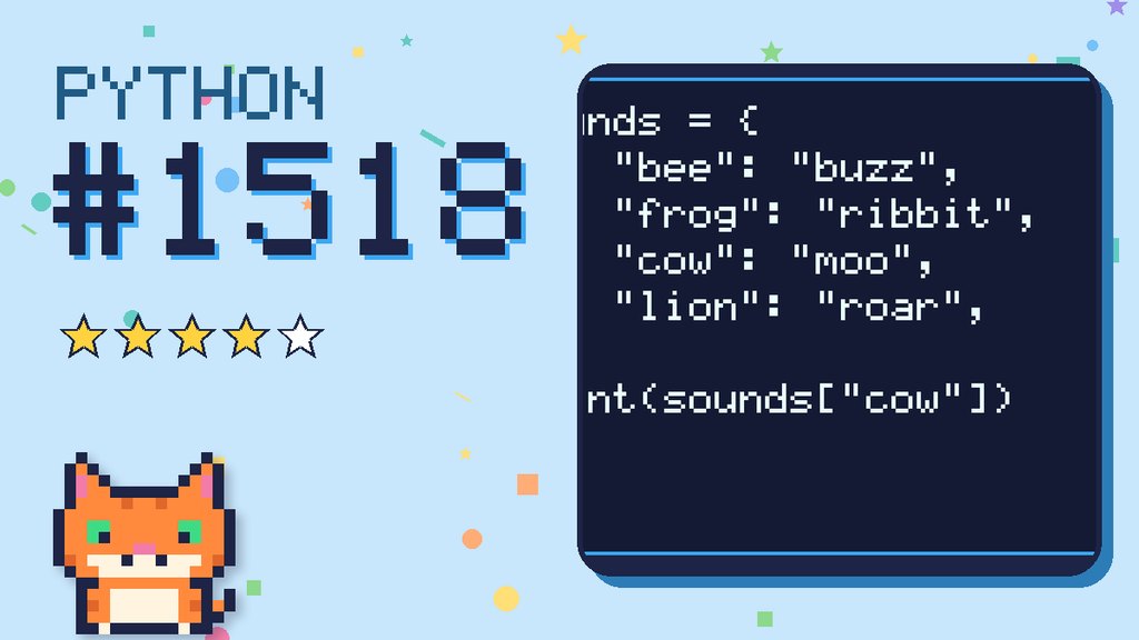 Python Puzzler 1518 card