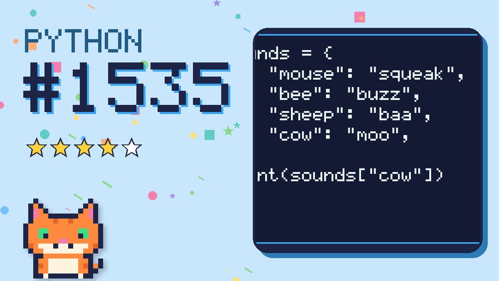 Python Puzzler 1535 card