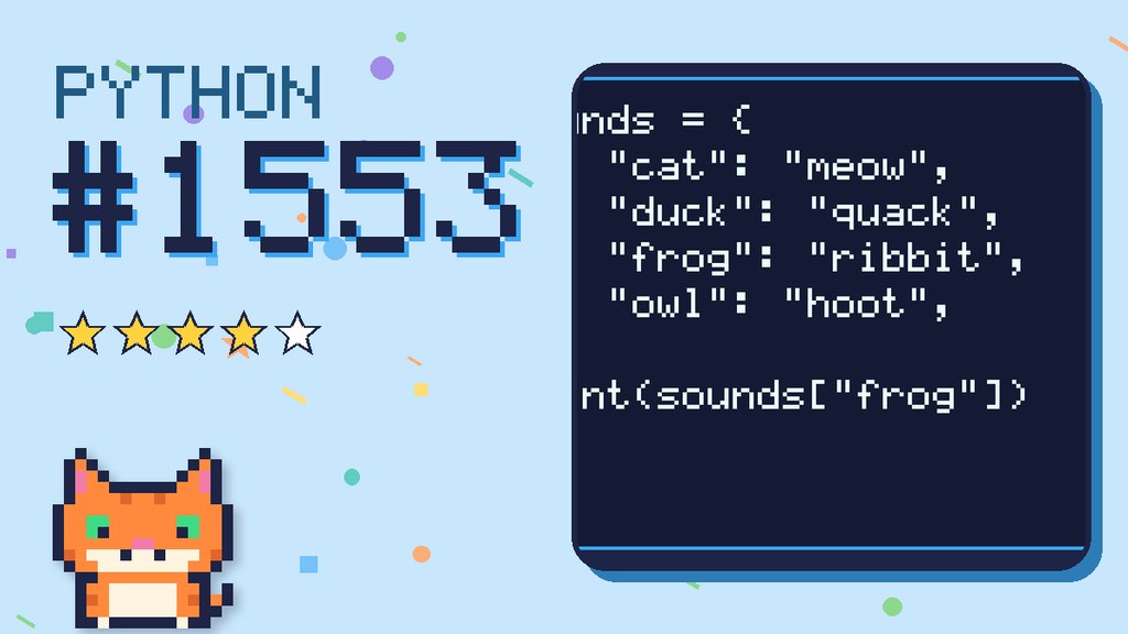 Python Puzzler 1553 card
