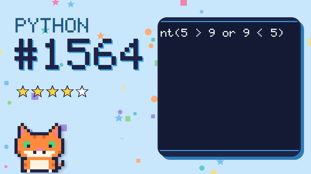 Python Puzzler 1564 card