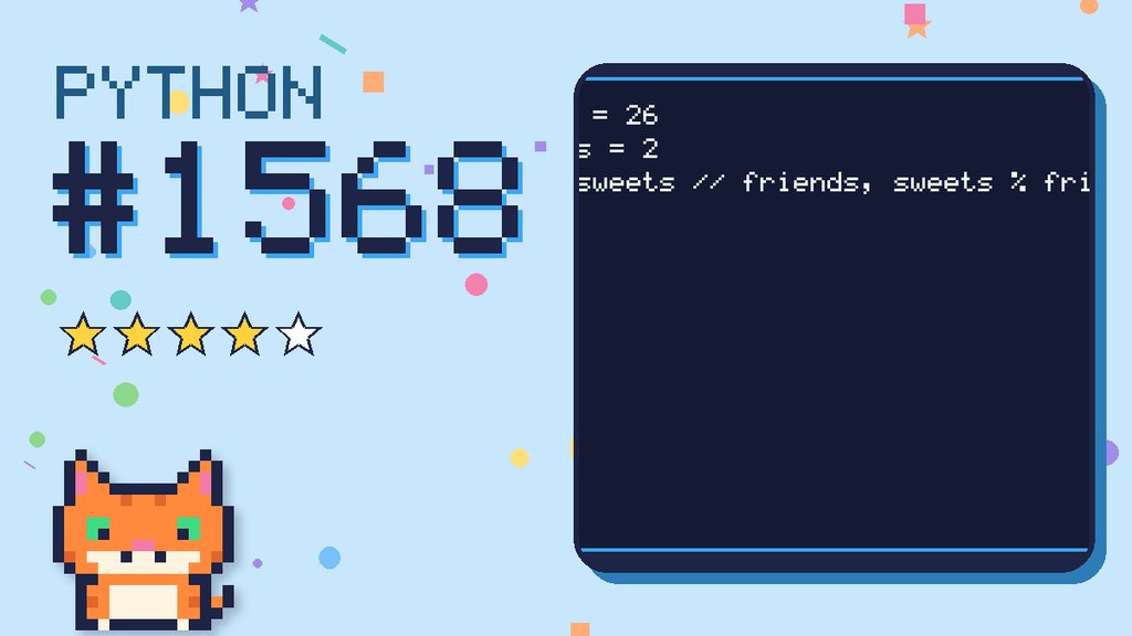Python Puzzler 1568 card