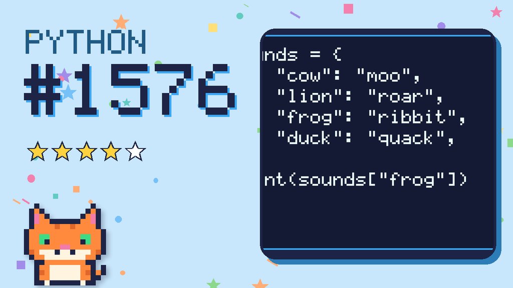 Python Puzzler 1576 card