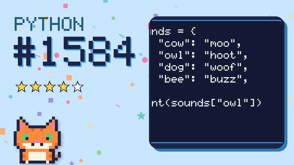 Python Puzzler 1584 card