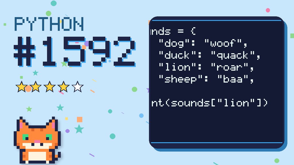 Python Puzzler 1592 card