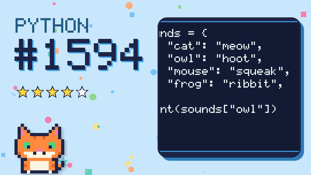 Python Puzzler 1594 card