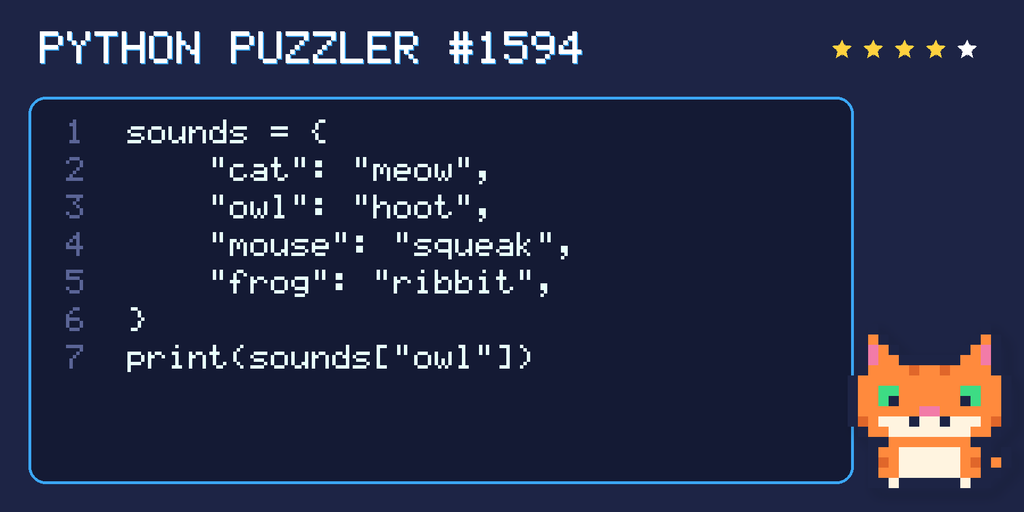 Python puzzler 1594 code