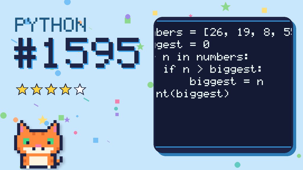 Python Puzzler 1595 card