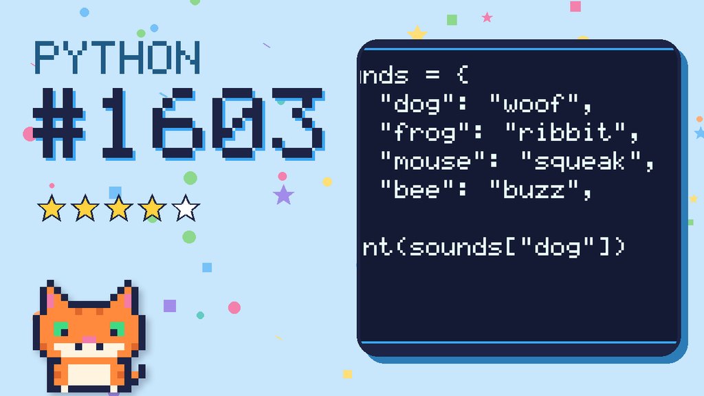 Python Puzzler 1603 card