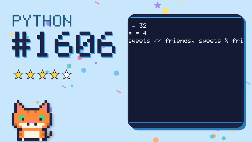 Python Puzzler 1606 card