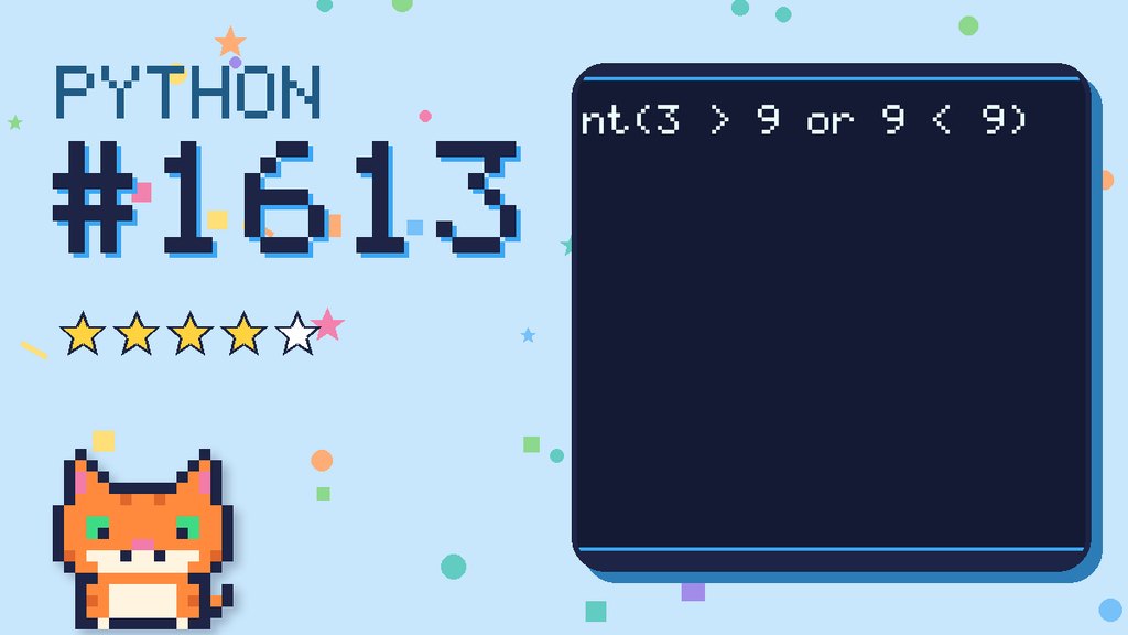 Python Puzzler 1613 card