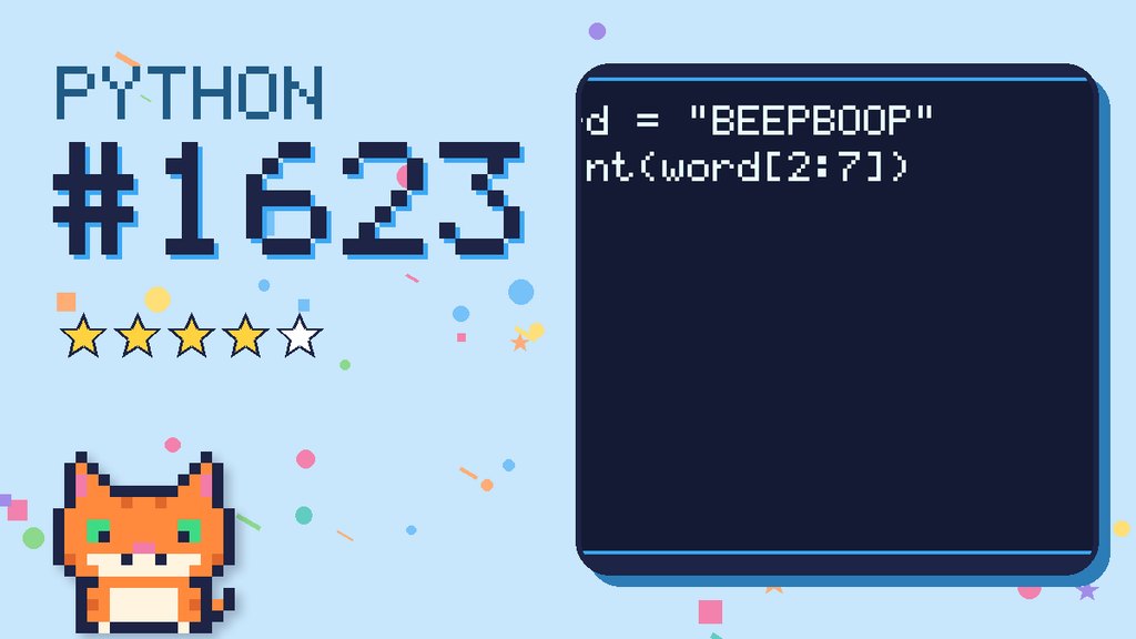 Python Puzzler 1623 card