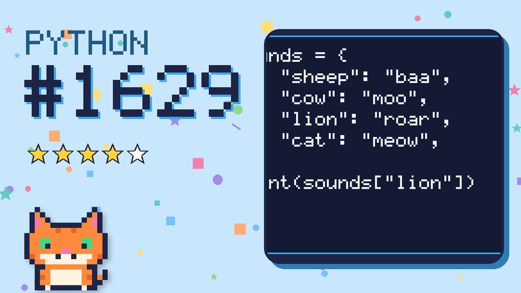 Python Puzzler 1629 card