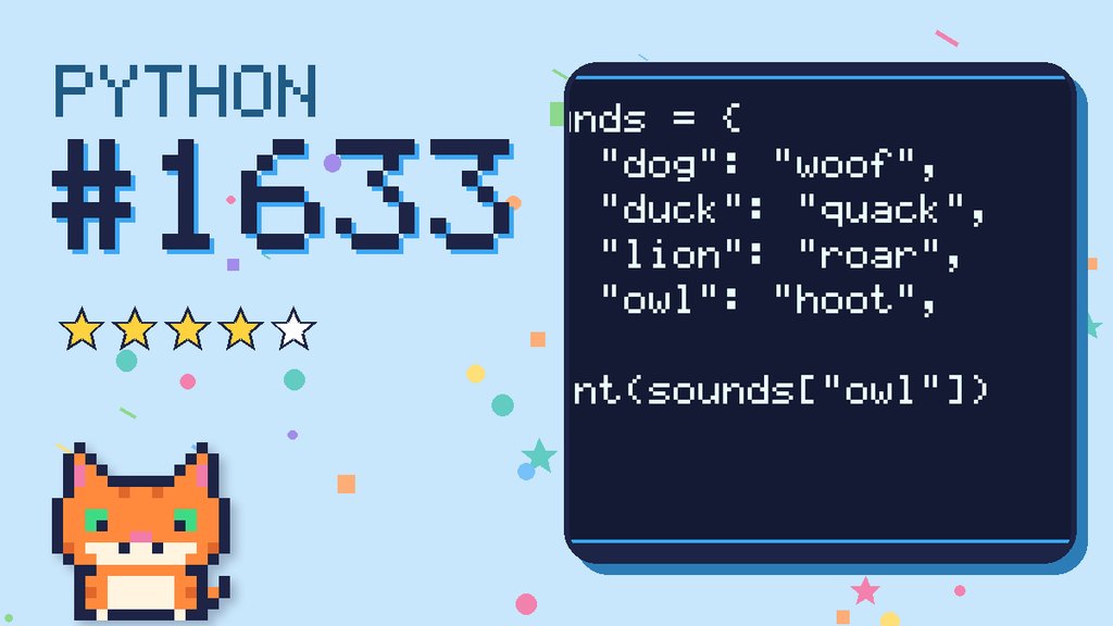 Python Puzzler 1633 card