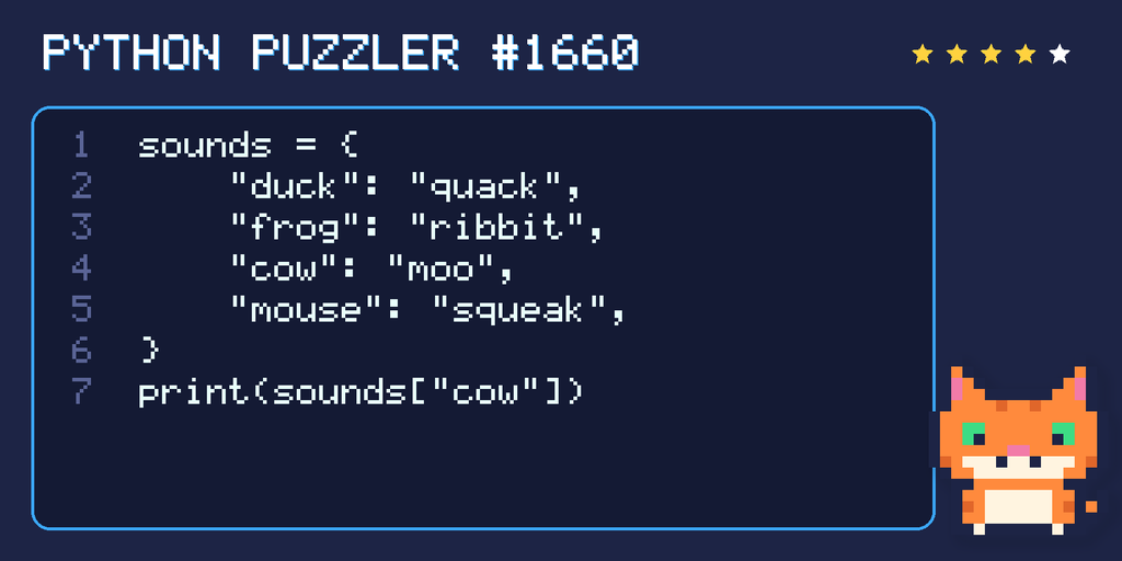 Python puzzler 1660 code