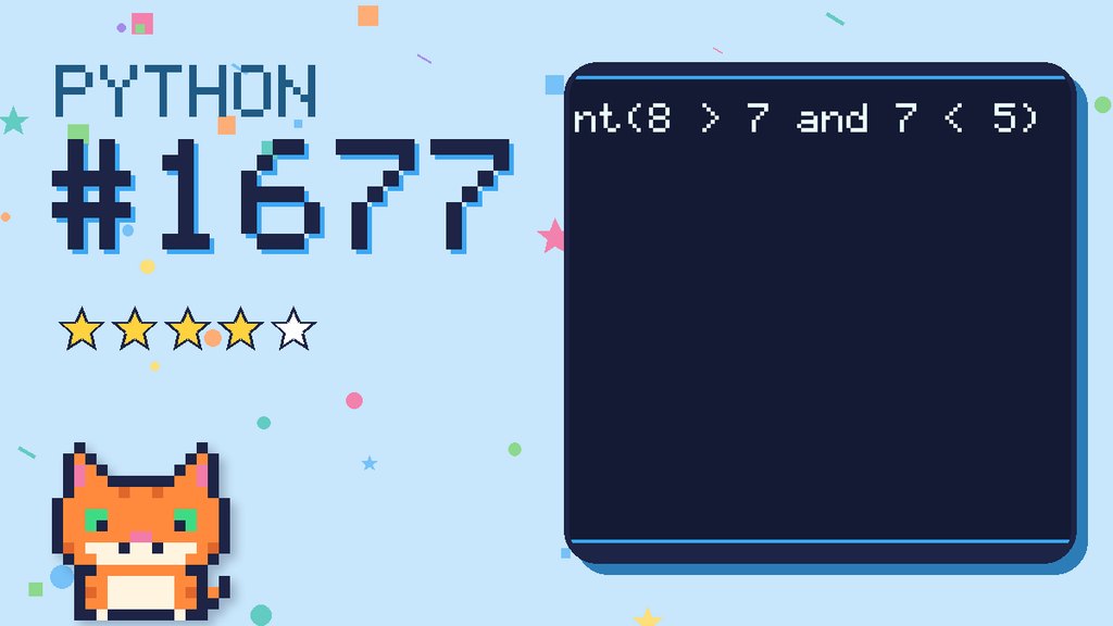 Python Puzzler 1677 card