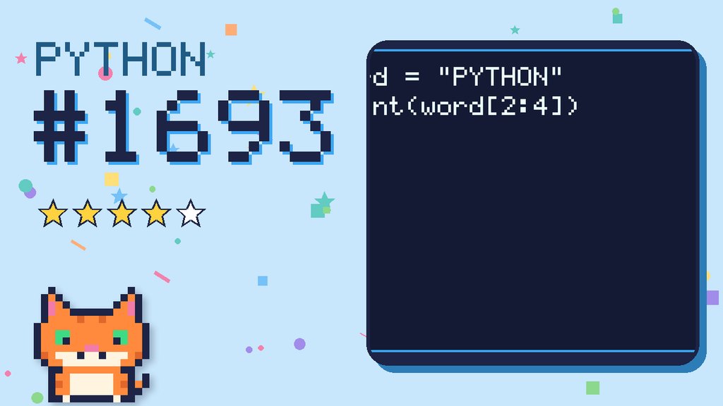 Python Puzzler 1693 card