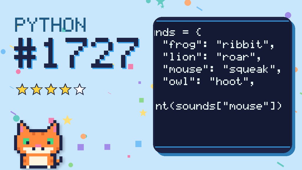 Python Puzzler 1727 card