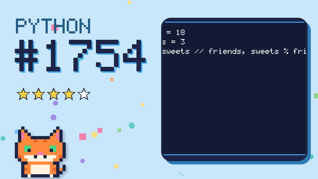 Python Puzzler 1754 card