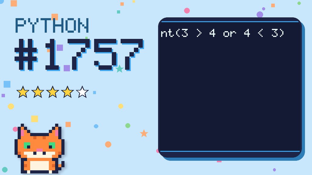 Python Puzzler 1757 card