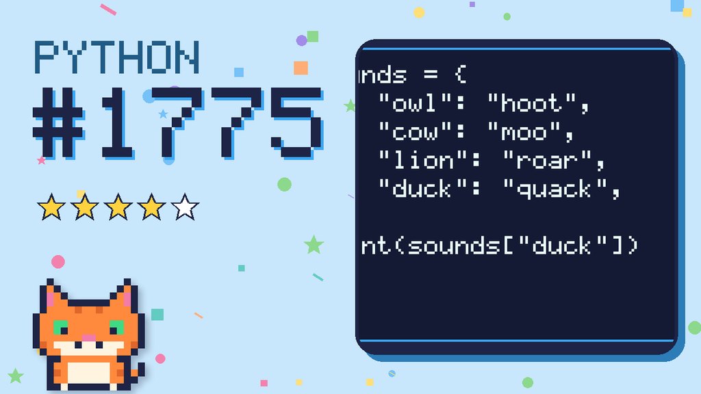 Python Puzzler 1775 card