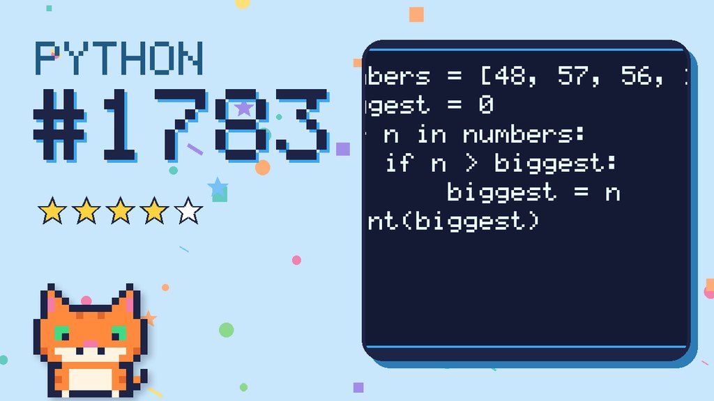 Python Puzzler 1783 card