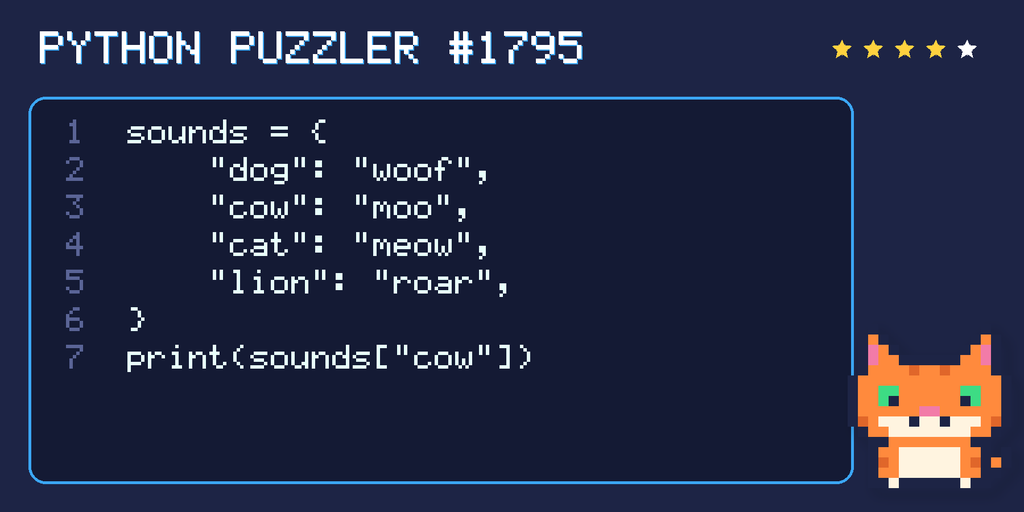 Python puzzler 1795 code