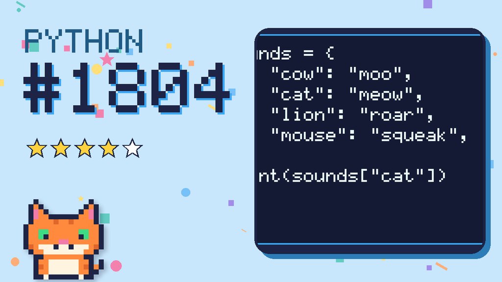 Python Puzzler 1804 card