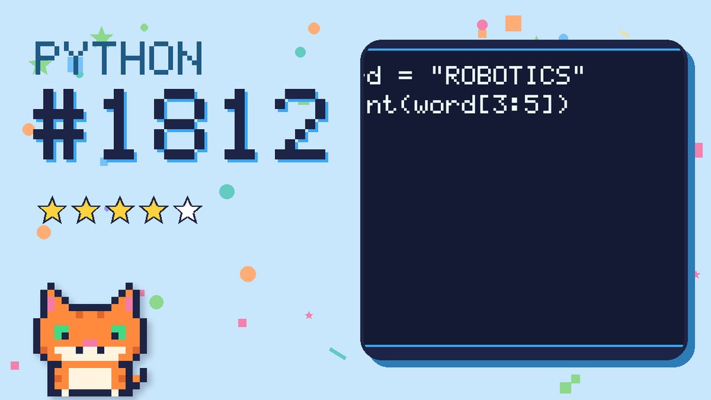 Python Puzzler 1812 card