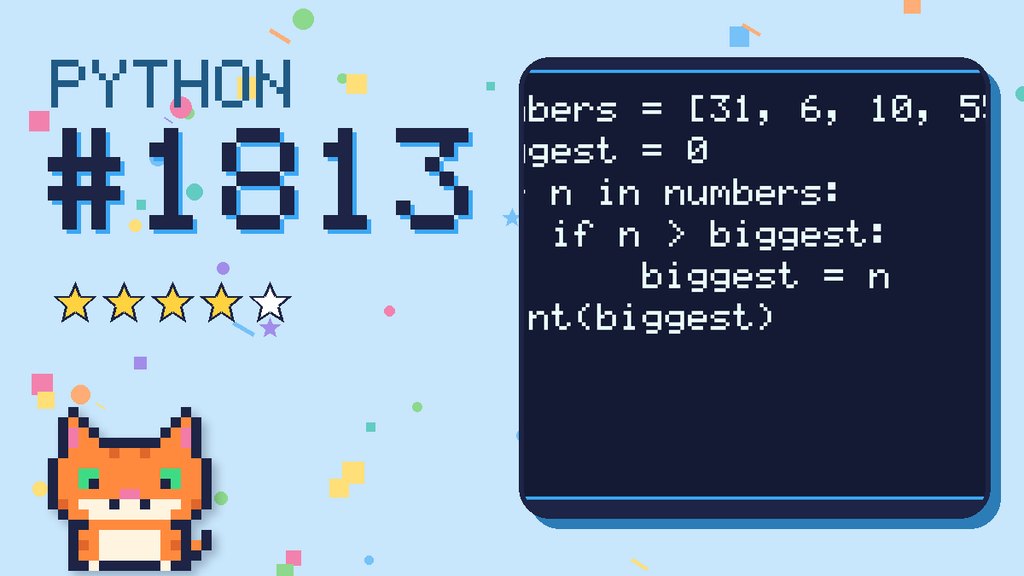 Python Puzzler 1813 card