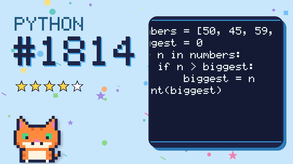 Python Puzzler 1814 card