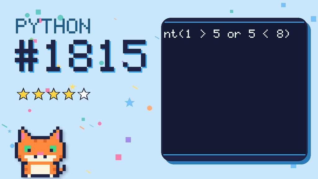 Python Puzzler 1815 card