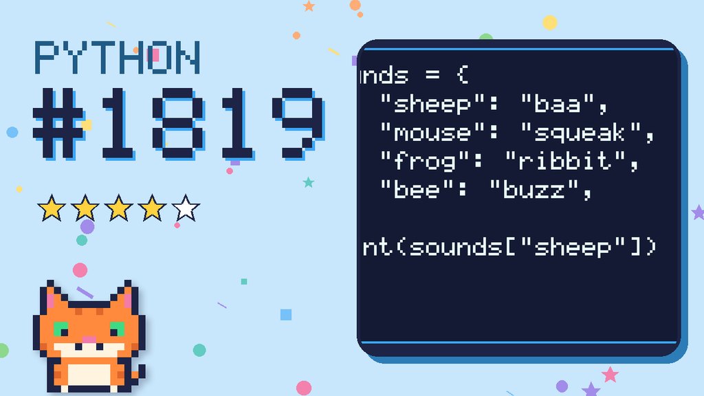 Python Puzzler 1819 card