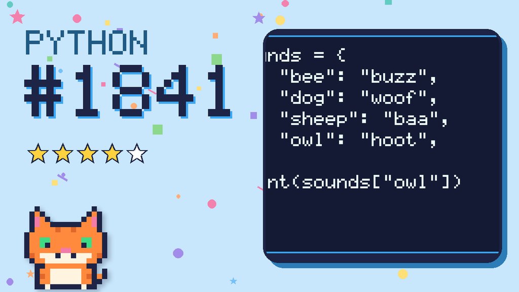 Python Puzzler 1841 card