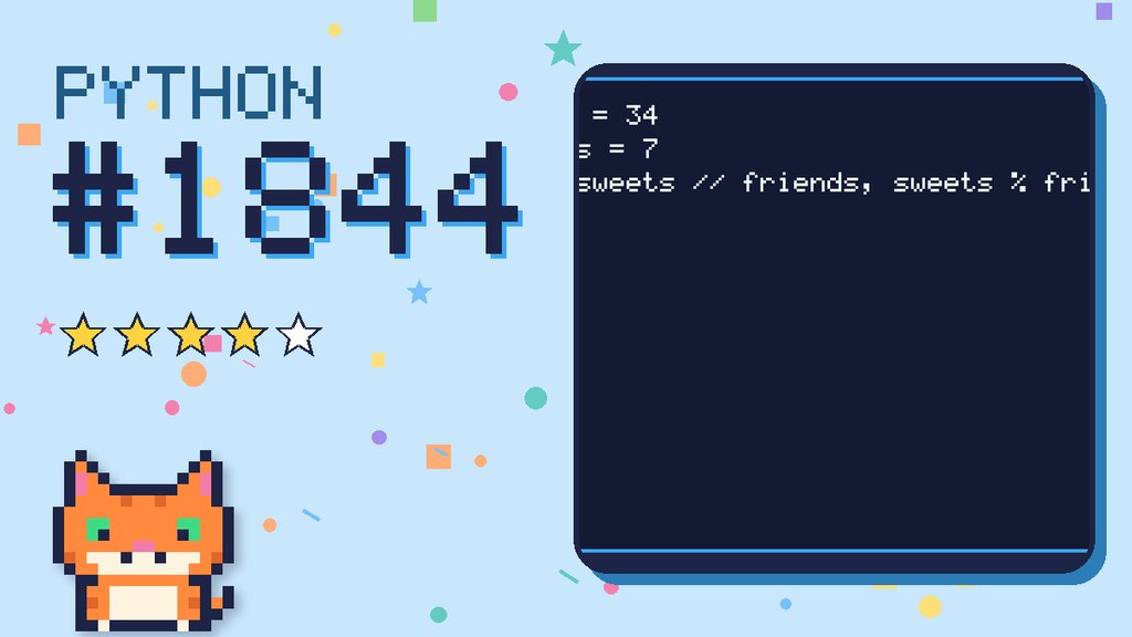 Python Puzzler 1844 card