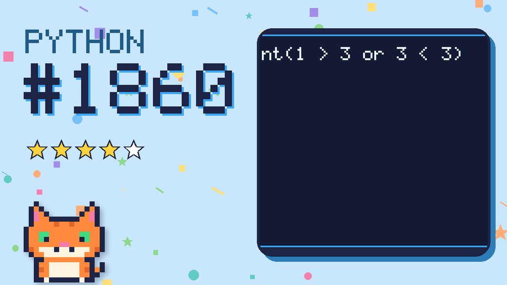 Python Puzzler 1860 card